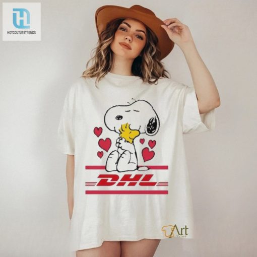 Get Delivered In Style Snoopy Woodstock Dhl Shirt hotcouturetrends 1 2