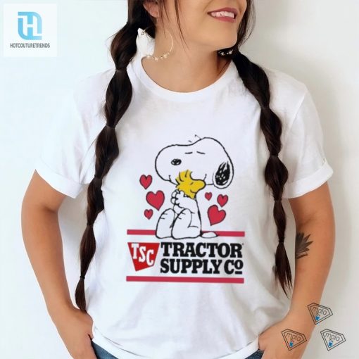 Get Laughs Snoopy Woodstock Tractor Supply Tee hotcouturetrends 1