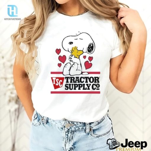 Get Laughs Snoopy Woodstock Tractor Supply Tee hotcouturetrends 1 3