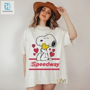 Snoopy Woodstocks Speedway Tee Fun Unique Logo Shirt hotcouturetrends 1 2