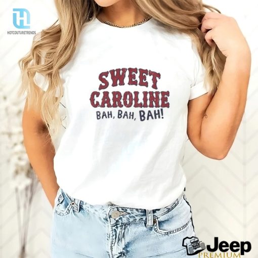 Rock Sweet Caroline In Official Red Sox Tee hotcouturetrends 1 3