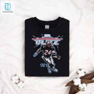 Score Big Laughs Nfl Blitz Ty Law 24 Patriots Tee hotcouturetrends 1 1