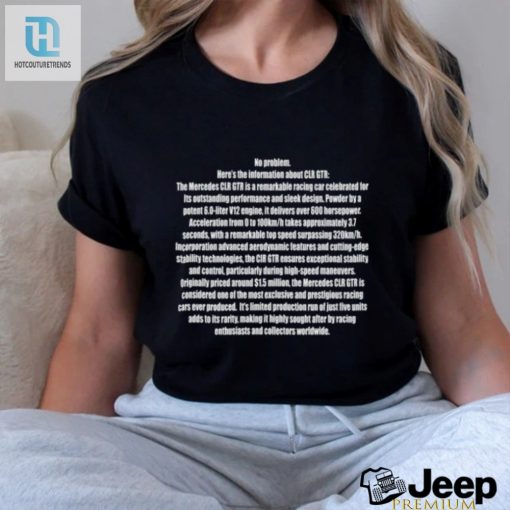 Get Laughs With The Unique Mercedes Clr Gtr Shirt Funnyahhtees hotcouturetrends 1 2