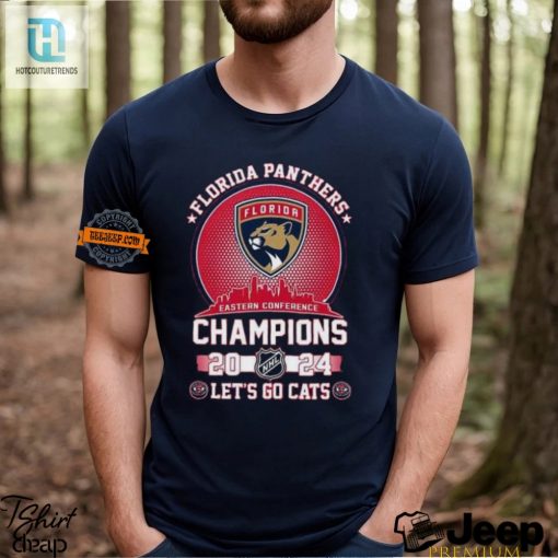 2024 Panthers Champs Purrfect Victory Tee Lets Go Cats hotcouturetrends 1