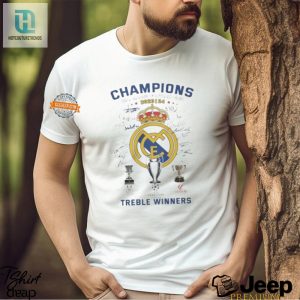 Real Madrid Treble Tshirt For Legendary Fans Only hotcouturetrends 1 3