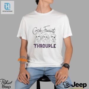 Unique Funny Gods Favourite Throuple Tshirt hotcouturetrends 1 1