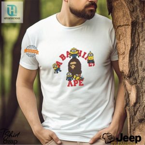 Get Cheeky In Style Bape X Minions College Shirt hotcouturetrends 1 3