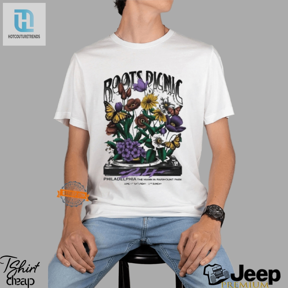 2024 Roots Picnic Shirt Bloomin Fun  Floral Frenzy