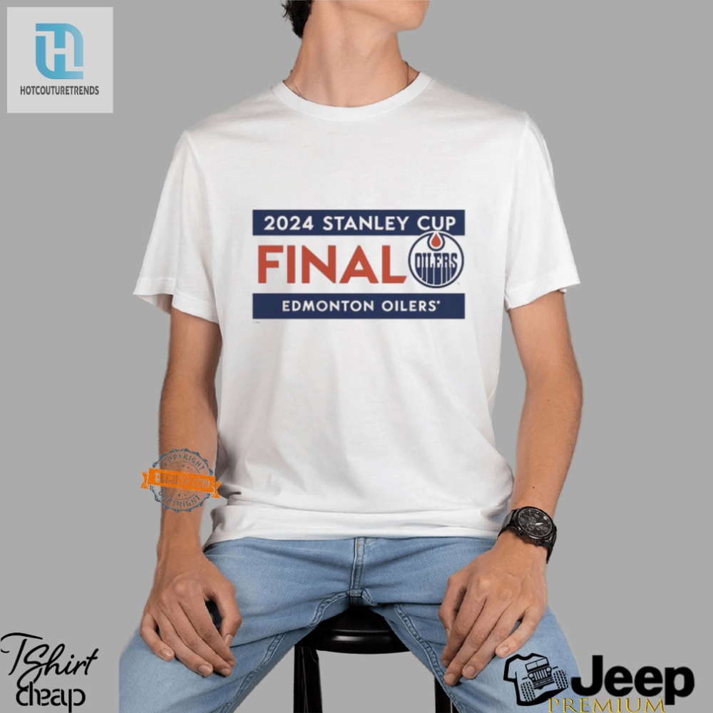 Score In Style Edmonton Oilers 2024 Cup Final Tee