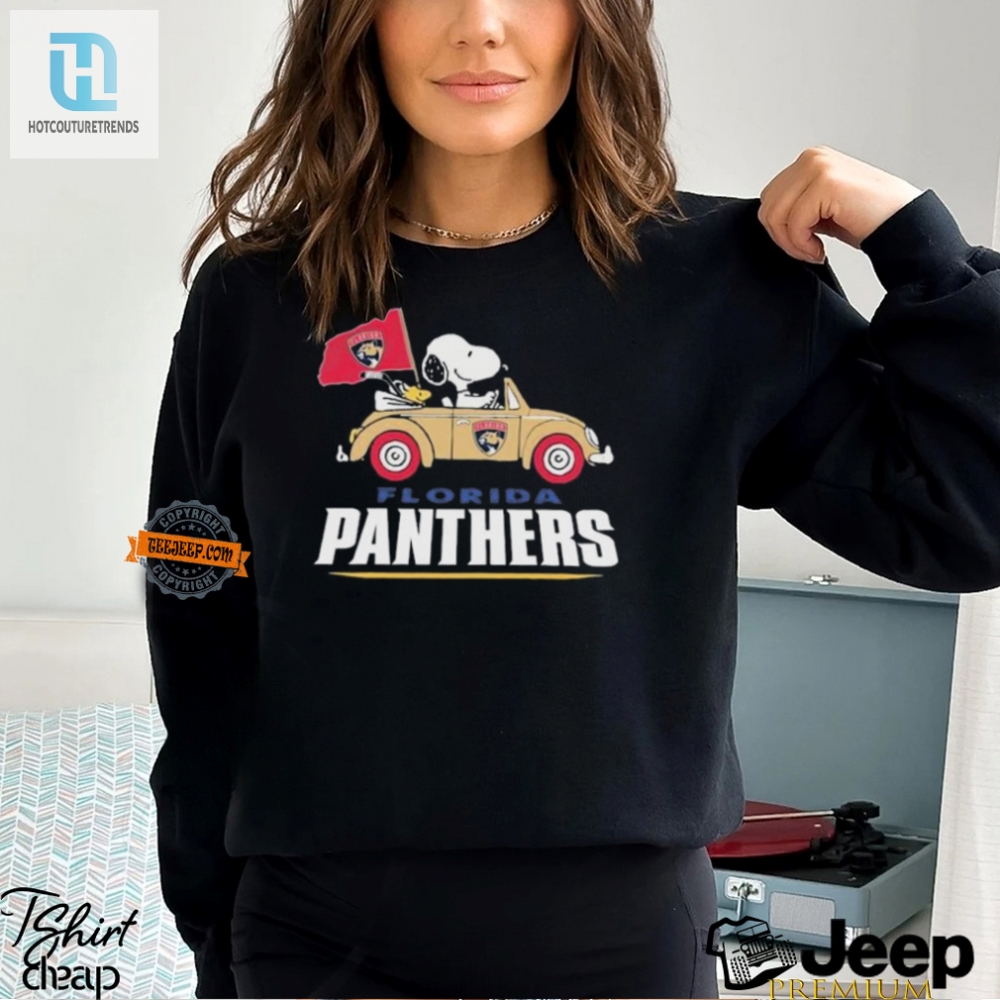 Snoopy  Woodstock Florida Panthers Hockey Fun Shirt
