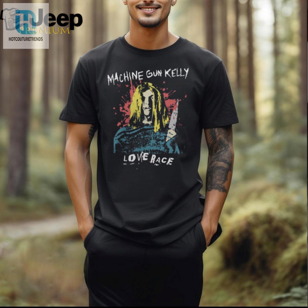 Get Laughs  Love Buy Your Manhead Mgk Love Race Tee