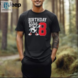 Funny 8Th Birthday Boys Football Soccer Shirt Age 8 Fun hotcouturetrends 1 1