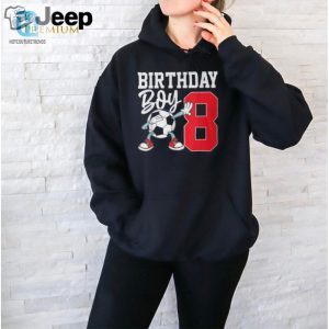 Funny 8Th Birthday Boys Football Soccer Shirt Age 8 Fun hotcouturetrends 1 2