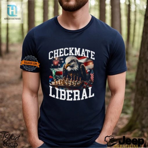 Outwit Liberals Funny Unique Checkmate Tshirt hotcouturetrends 1 2