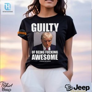 Standout Funny Guilty Of Being Awesome Shirt Unique Gift hotcouturetrends 1 1