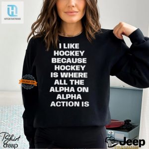 Funny Alpha Action Hockey Tshirt Perfect For Hockey Fans hotcouturetrends 1 3