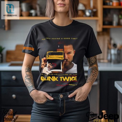 Get The Blink Twice Tee Zoe Kravitzs Debut Poster Art hotcouturetrends 1