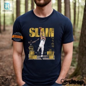 Own The Court Luka Doncic 24 Finals Slam 250 Tee Gold Edition hotcouturetrends 1 2