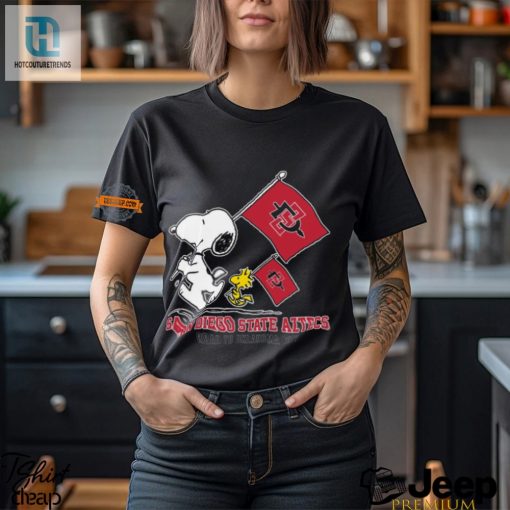 Snoopy Sdsu Aztecs Okc Flag Shirt Fun Unique hotcouturetrends 1