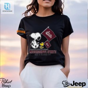 Snoopys Hilarious Road Trip Ms State To Okc Flag Shirt hotcouturetrends 1 1