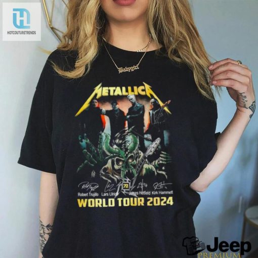 Rock On With Metallica 2024 Tour Tees Not Your Dads Tshirt hotcouturetrends 1