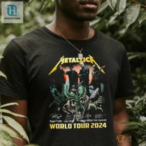 Rock On With Metallica 2024 Tour Tees Not Your Dads Tshirt hotcouturetrends 1 2