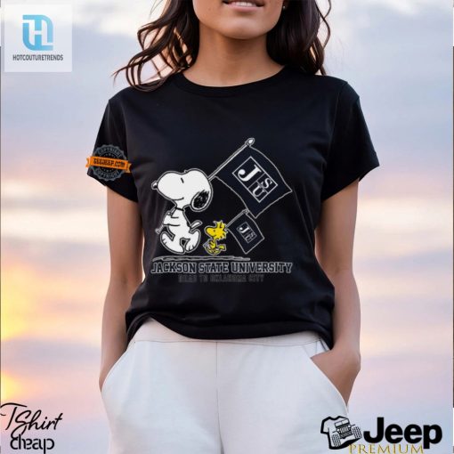 Get Your Laughs Snoopys Jsu To Okc Flag Shirt Stand Out hotcouturetrends 1 1
