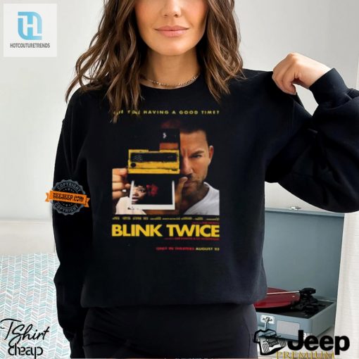 Zoe Kravitz Blink Twice Shirt Poster Humor For Film Fans hotcouturetrends 1 3
