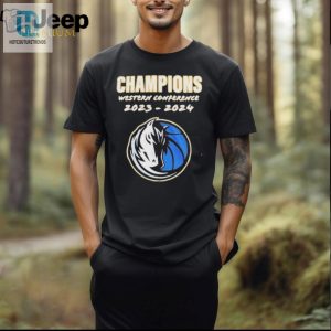 Best In The West Mavs 20232024 Champs Tee Hoop Hilarity hotcouturetrends 1 2