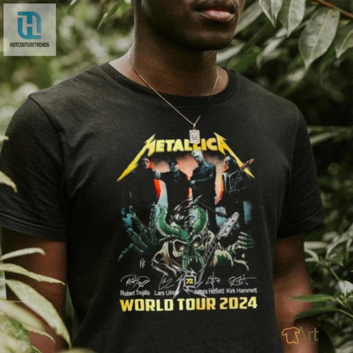 Rock On Hilarious Metallica World Tour 2024 Tshirts hotcouturetrends 1 2