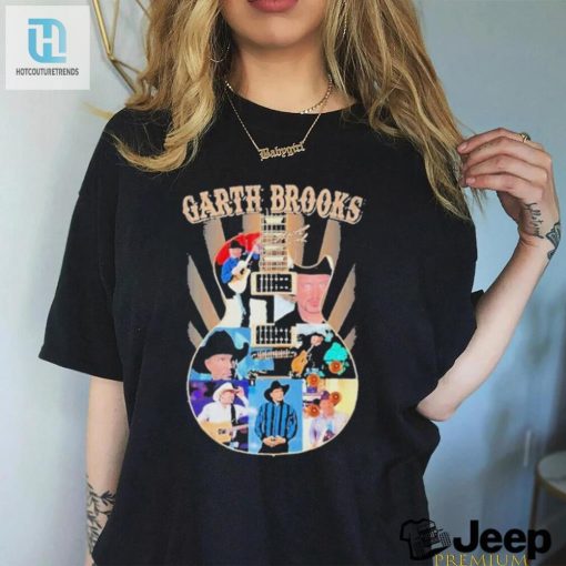 Garth Brooks 2024 Rock Out In Signature Tee Guitar Giggles hotcouturetrends 1