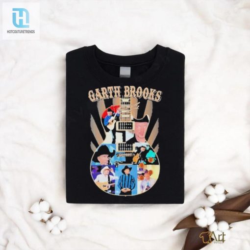 Garth Brooks 2024 Rock Out In Signature Tee Guitar Giggles hotcouturetrends 1 3