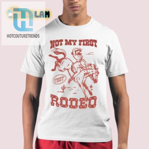 Unique Red Da Redz Funny Not My First Rodeo Tshirt hotcouturetrends 1