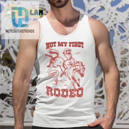 Unique Red Da Redz Funny Not My First Rodeo Tshirt hotcouturetrends 1 4