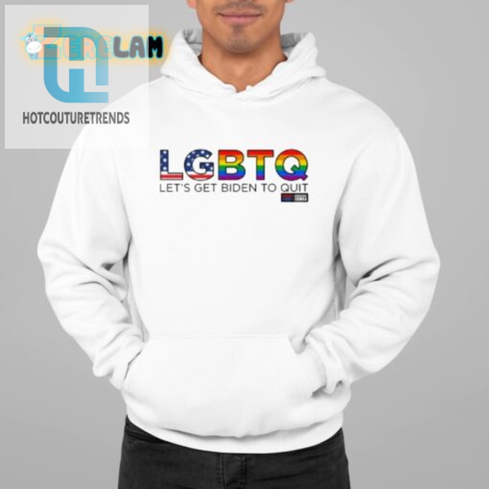 Funny Lgbtq Lets Get Biden To Quit Shirt  Unique Design