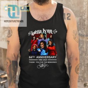 Loretta Lynn 64Th Anniv Tee 60 Years Of Memorable Laughs hotcouturetrends 1 4