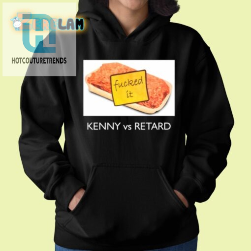 Hilarious Kenny Vs Retard Tee  Unique  Bold Humor Shirt