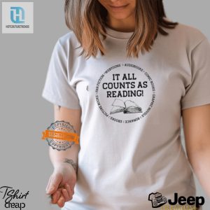 Funny It All Counts As Reading Shirt Unique Quirky Gift hotcouturetrends 1 1