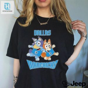 Score Big Laughs With Official Bluey Mavs Basketball Shirt hotcouturetrends 1 1