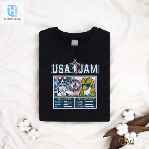 Proudly Hilarious Usa Jam Uncle Sam Merican Eagle Tee hotcouturetrends 1 2