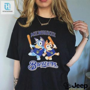 Hit A Homerun In Style With Official Bluey Brewers Shirt hotcouturetrends 1 1