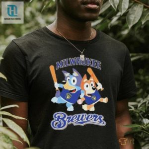 Hit A Homerun In Style With Official Bluey Brewers Shirt hotcouturetrends 1 3