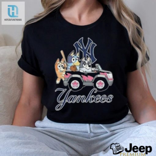 Drive In Style Yankees Bluey Bandit Tee Fun Unique hotcouturetrends 1