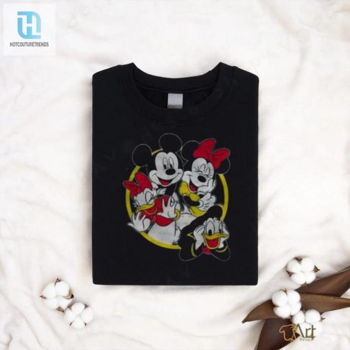Mickey Friends Circle Shirt Whimsically Distressed Fun hotcouturetrends 1 2
