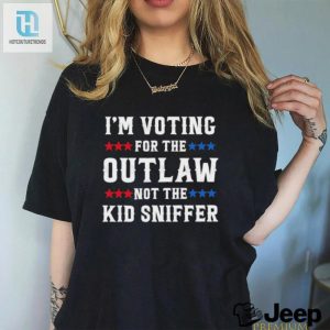 Vote Outlaw Tshirt Official Not The Kid Sniffer Humor Tee hotcouturetrends 1 1