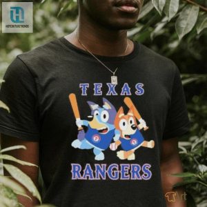 Score Big Laughs Bluey Texas Rangers Funny Baseball Shirt hotcouturetrends 1 3