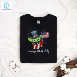 Funny Baby Yoda 4Th Of July Shirt Celebrate With A Smile hotcouturetrends 1 2