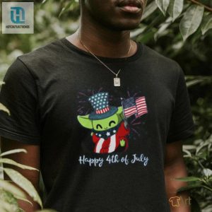 Funny Baby Yoda 4Th Of July Shirt Celebrate With A Smile hotcouturetrends 1 3
