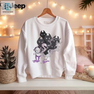 Purrfectly Proud Comical Asexual Pride Cat Tee hotcouturetrends 1 1