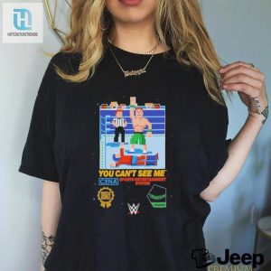 Funny John Cena You Cant See Me 8Bit Pixel Shirt hotcouturetrends 1 1